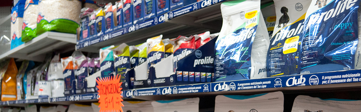 Una vasta scelta di prodotti tra le migliori marche per la cura e l'alimentazione