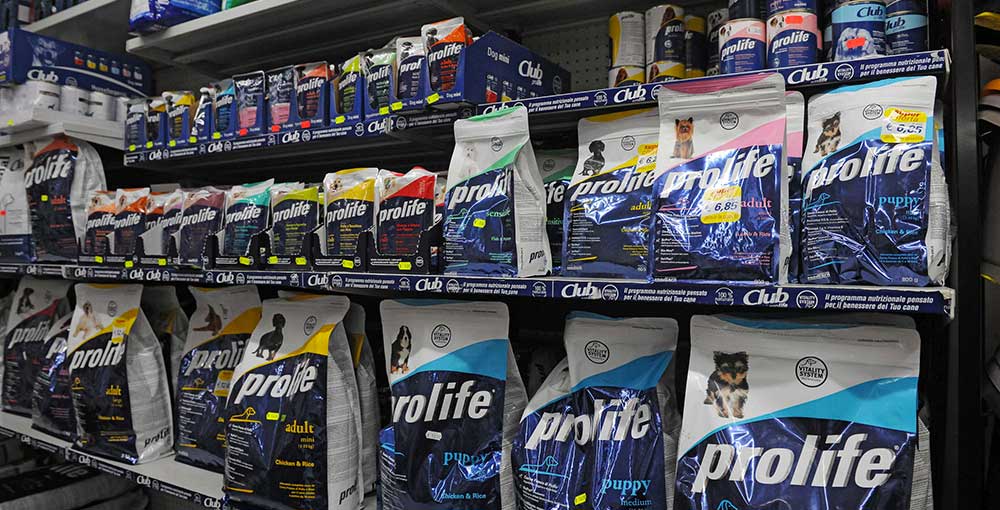 Reparto alimentazione e cura animali